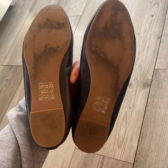 J Crew Black Ballet Flats Womens Size 7.5 NWOT - Picture 5 of 9